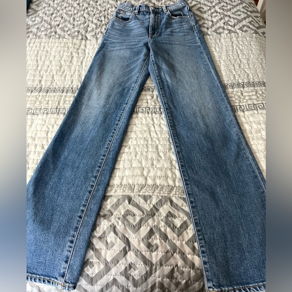 SLVRLAKE London bluebird High-Rise Straight-Leg Jeans